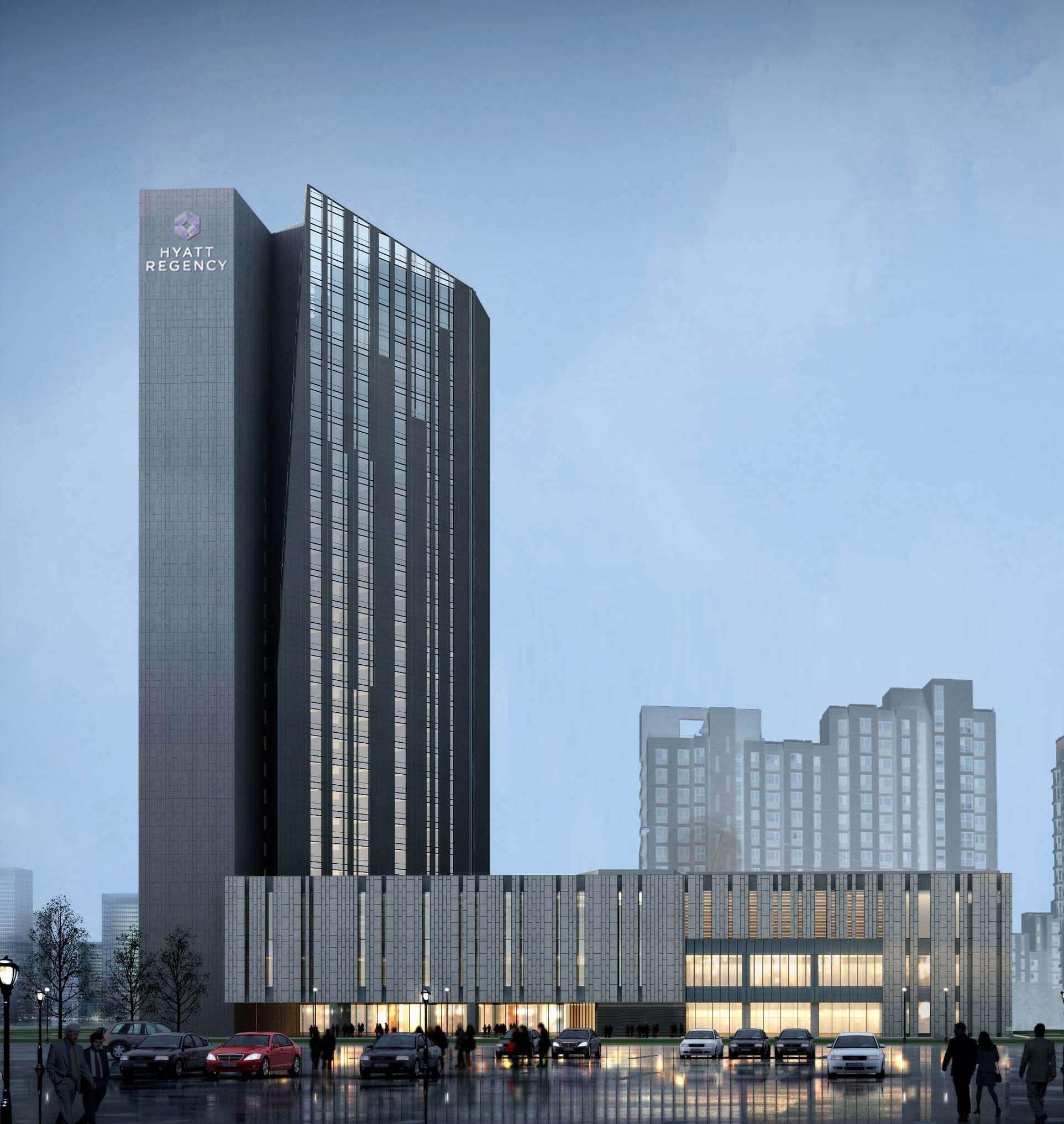 Hyatt Regency Tianjin East Otel Dış mekan fotoğraf